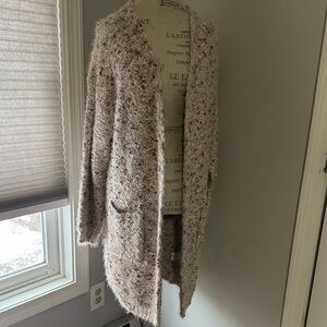 Papermoon Cardigan Eyelash Knit Multi Color